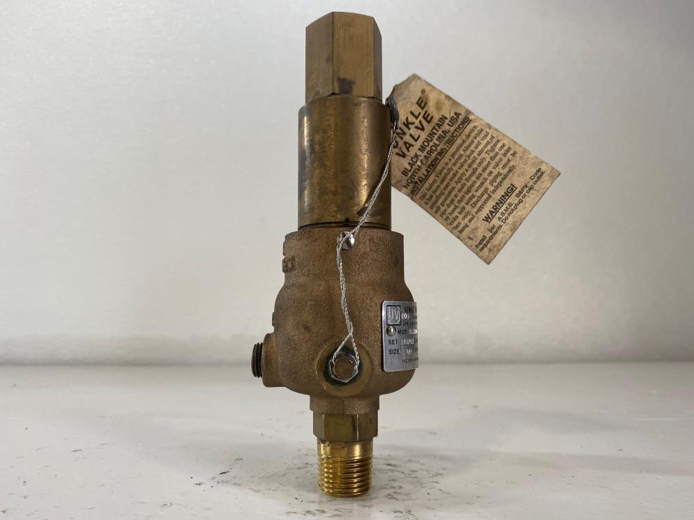 Kunkle 1/2" x 3/4" NPT 140# Bronze Relief Valve 912BDCM01-JE